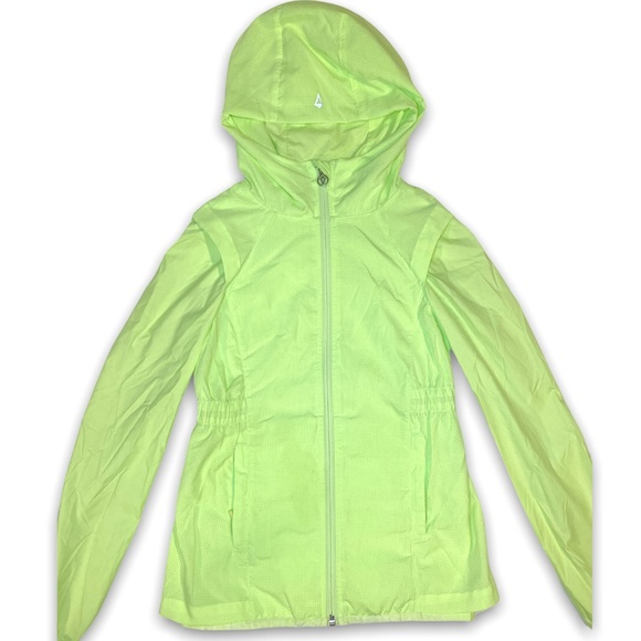 Lime Ivivva Girls windbreaker jacket - Picture 1 of 5